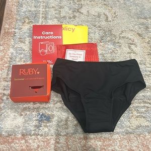 NWT Ruby Swimwear Period Leak Proof Protection XS